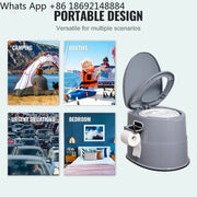 Bild in Galerie-Viewer laden, Amocart Portable Toilet for Camping Porta Potty with 1.3G Detachable Inner Bucket Travel Toilet for Outdoor Camping Travel

