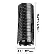 Bild in Galerie-Viewer laden, SucceBuy Core Drill Bit Internal Thread Diamond Dry Coring Bit w 3 Adapters Pilot Drill and Hex Wrench for Concrete Red Bricks
