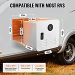 Amocart RV Tankless Water Heater Instant Shower 15 x 15 in  Optimized Comfort Performance Hot Water Ideal for RVers' Family