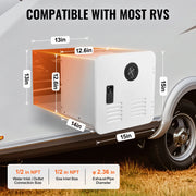 Load image into Gallery viewer, RV Tankless Water Heater Instant Shower 15 x 15 in  Optimized Comfort Performance Hot Water Ideal for RVers' Family
