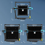 TWOTREES Honeycomb Working Table for CO2/Diode Laser Engraving and Cutting Machine | Durable Laser Metal Bed CNC tools