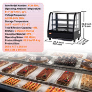 Charger l'image dans la visionneuse de galerie, Amocart 3.5/4.2/5/9.8 cft Refrigerated Display Case Large Commercial Pastry Display Refrigerator with LED Lighting for Bakery
