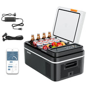 Load image into Gallery viewer, Succebuy 15-55L Portable Cooler Electric Compressor 12V/24V DC 110-240V AC Freezer Refrigerator for Home - AMOCART
