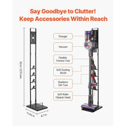 Load image into Gallery viewer, Amocart Vacuum Stand Compatible With Dyson Stable Holder with 4 Hooks for Dyson DC30/31/34/35/58/59/62/74 Cordless Upright
