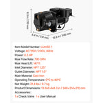 SucceBuy 0.5/1/1.5/2 HP Shallow Well Jet Pump 790/1400/4250/5200 GPH with 108/112/147/164 ft Max Head Lift for Garden Irrigation