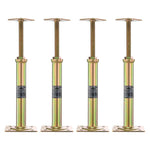 Amocart 4pcs House Floor Jack 11.6"-16" Adjustable 2500Lbs Support Beam Basement Galvanized Telescoping Jack Post for Leveling