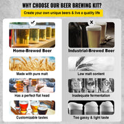 Load image into Gallery viewer, SucceBuy 35L110/220V 304Stainless Steel All-in-One Home Beer Brewer Electric Brewing System with Pump Brewing Beer Equipment Kit - AMOCART
