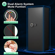 Load image into Gallery viewer, Amocart 3-8 Rifles Gun Safe with Digital Lock Gun Storage Cabinet Removable Shelf for Home Long Guns &amp; Pistols
