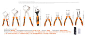 Load image into Gallery viewer, Amocart 8-Piece Pliers Set 8" Linesman's Pliers 6" Slip Joint Pliers Long Nose Pliers 6" Diagonal Cutter 10" Adjustable Wrench
