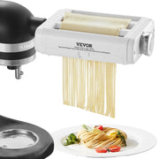 Load image into Gallery viewer, SucceBuy Pasta Attachment for KitchenAid Stand Mixer 3-IN-1 Stainless Steel Pasta Roller Cutter Set Including Pasta Sheet Roller - AMOCART
