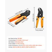Load image into Gallery viewer, SucceBuy Crimping Tool Solar Connector Crimper Tool Kit Clear Metric &amp; AWG Markings with Solar Connectors Wrenches Storage Case - AMOCART
