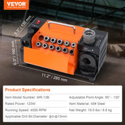 Load image into Gallery viewer, Amocart Drill Bits Sharpener MR-13A MR-13B MR-20G Mill Grinder Portable Sharpening Machine with 18/11 Collets For Workshop
