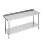 Amocart 24 x 72 x 36 Inch Stainless Steel Work Table Commercial Food Prep Worktable Heavy Duty Prep Worktable Metal Work Table
