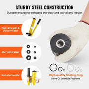 Load image into Gallery viewer, Amocart 10Ton Hydraulic Knockout Punch Driver Kit 1/2"-2" w/ 6 Dies Carbon Steel Sheet Hole Opener Manual Hole Digger
