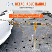 Load image into Gallery viewer, Amocart 7100 lbs Ratchet Chain Binder Heavy Duty Secure Load with Anti-skid Handle Tie Down Hauling for Flatbed Truck Trailer
