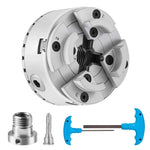 Amocart Metal Lathe Chuck 4-Jaw 2.75" or 3.75" Diameter Turning Machine Accessories Self-centering Tool for Precision Machining