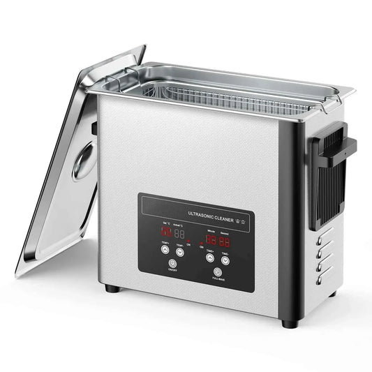 Amocart 6L 10L 15L 30L Ultrasonic Cleaner Stainless Steel Ultrasonic Cleaning Bath Machine for Watches Razors Jewelry Coins