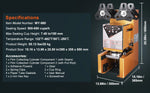 Amocart Fully Automatic Cup Sealing Machine 500-650 Cups/H Cup Sealer Machine fit 190mm Tall & 90/95mm Cup for Milk Boba Tea