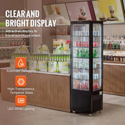 Charger l'image dans la visionneuse de galerie, Amocart 3.5/4.2/5/9.8 cft Refrigerated Display Case Large Commercial Pastry Display Refrigerator with LED Lighting for Bakery
