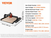 Bild in Galerie-Viewer laden, Amocart CNC Router Machine 3 Axis GRBL Control Wood Engraving Carving Milling Machine Kit for Wood Acrylic MDF PVC Plastic Foam
