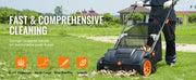 Load image into Gallery viewer, Amocart Tow Behind Lawn 21/26/44/50in Sweeper Large Capacity Heavy Duty Leaf Grass Collector with Adjustable Sweeping for Pick
