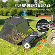 Bild in Galerie-Viewer laden, SucceBuy Large Lawn Sweeper, Tow Behind Design with Dump Rope for Easy Emptying

