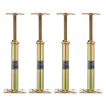 SucceBuy 4pcs House Floor Jacks 11.6-16" Adjustable 2500 lbs Support Beam Basement Galvanized Telescoping Jack Post for Leveling