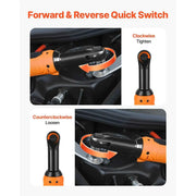 Load image into Gallery viewer, Amocart Cordless Ratchet Wrench Battery Powered Electric Wrench Set with Batteries Charger Sockets Adaptor and Carrying Case
