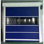 Food Factory Automatic Rapid Roller Shutter Door Industrial Pvc Fast Gate High Speed PVC Fast Rolling Door Zipper Type door