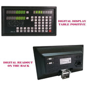 Load image into Gallery viewer, DRO-2V Professional Digital Readout  Display and 2 pieces Linear Glass Scale Encoder Grating Ruler For Lathe milling machines
