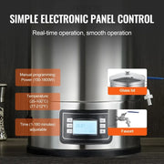 Load image into Gallery viewer, Amocart Electric Brewing System 8 GALLON Brewing Stock Pot All-in-One Home Beer Brewer 304 Stainless Steel Brewing Supplies
