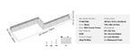 Amocart Chicken Tunnels 157.5 x 39.4 x 24.2 in Chicken Tunnels for Yard Portable Chicken Tunnels for Outside Corner Frames