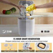 Load image into Gallery viewer, Amocart 3 LB Bread Maker 15-in-1 Dough Machine Nonstick Ceramic Pan Automatic Bread maker with Gluten Free Setting
