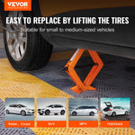SucceBuy Scissor Jack 2.5Ton/5512 lbs Scissor Car Jack 3.7"-17.1" Lifting Range Scissor Lift Jack Portable Tire Jack for Car Etc