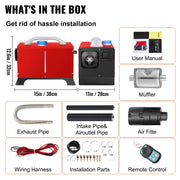Load image into Gallery viewer, Amocart Diesel Air Heater 12V Truck Heater Parking Heater with LCD Remote Control Diesel Heater for RV Truck Boat  Car Trailer
