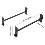 Amocart Van Roof Ladder Rack 2/3 Bars Alloy Steel Roof Racks 500/750 LBS Capacity Rain-Gutter Roof Rack Van Ladder Rack for Van