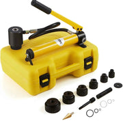 Load image into Gallery viewer, Amocart 10Ton Hydraulic Knockout Punch Driver Kit 1/2"-2"  6 Dies Carbon Steel Sheet Hole Opener Repair Tool Manuel Hole Digger
