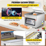 Amocart DZ-260C Chamber Vacuum Sealer Kitchen Food Packing Sealing Machine 110V Packaging for Food Saver Home Commercial Using