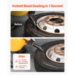 SucceBuy Air Tire Bead Seater 5Gal / 10Gal 87-116 PSI Operating Pressure, Air Trigger Seating Inflator for Pickup Truck ATV Jeep