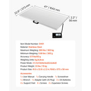 Load image into Gallery viewer, Amocart 0.1lbs Accuracy 660lbs Digital Shipping Scale with LCD Display Hold/Tare Function &amp; AC/DC Power Supply Fit for Packages
