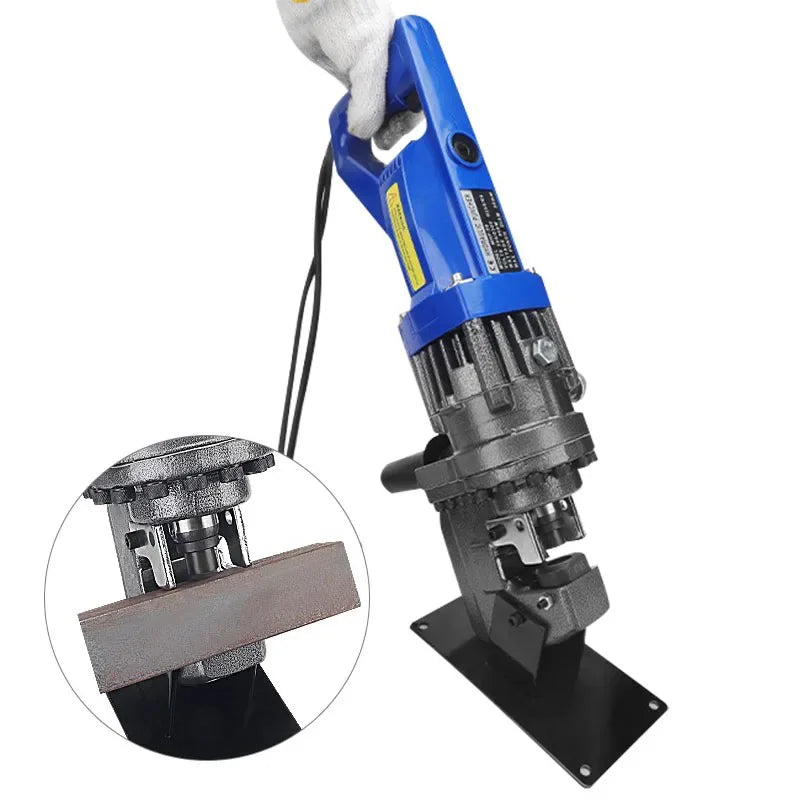 MHP20 Portable Electric Punching Machine Hydraulic Small Angle Iron Channel Steel Copper And Aluminum Plate Punching Machine