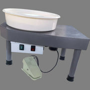 Load image into Gallery viewer, 350W Brushless DC Variable Speed Pottery Wheel Machine, Intelligent Stepless Speed Regulation Ceramic Forming Machine for School
