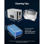 Load image into Gallery viewer, SucceBuy 6L 10L 15L 30L Ultrasonic Cleaner Stainless Steel Ultrasonic Cleaning Bath Machine for Watches Razors Jewelry Coins
