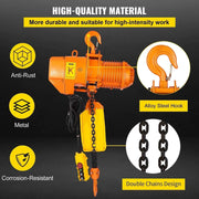 Load image into Gallery viewer, Amocart 0.5/1Ton 1PHASE Industrial Electric Chain Hoist  3MHigh Heavy Duty Cranes Hoists with Limit Switch Hot Forging G80 Hook
