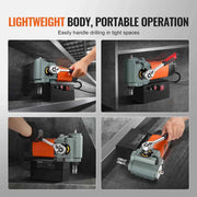 Load image into Gallery viewer, Amocart Magnetic Drill Press 1300W Low Profile Mag Drill Light Weight Portable Mag Drilling Machine with Cooling Device
