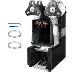 Amocart Fully Automatic Cup Sealing Machine 500-650 Cups/H Cup Sealer Machine fit 190mm Tall & 90/95mm Cup for Milk Boba Tea