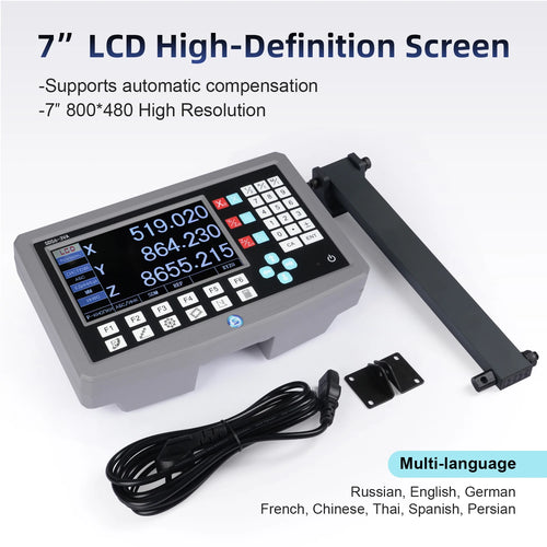 Industrial 3VA LCD DRO Readout 300x192x78mm 4kg Linear Error Compensation Precision Machining CNC Equipment Display System