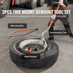Amocart Tire Mount Demount Tool, 22.5"-24.5" Manual Steel Tire Changer Mount Demount Removal Tool, Tire Changing Tools for Car