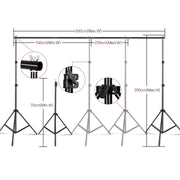 Load image into Gallery viewer, SH Photography Background Backdrop Stand Support Picture Canvas Frame System Kit With Carry Case For Muslin Photo Video Studio
