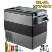 Load image into Gallery viewer, SucceBuy 20L22L35L45L55L Car Refrigerator Mini Fridge Freezer Portable Compressor Cooler 12/24V DC 110-240V Ice Box for Camping
